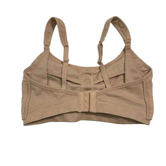 Auden Nursing Bra Womens Size Medium Tan Nursing and Pumping Bra Wireless 281R3 - Picture 5 of 15